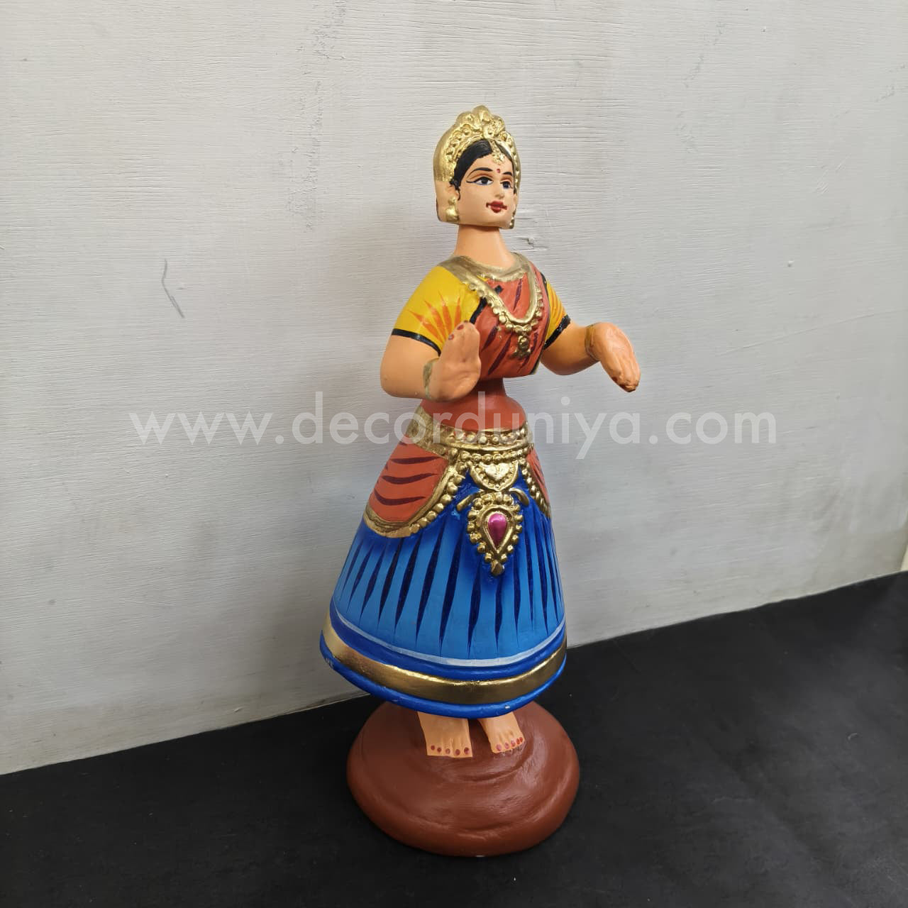 Thanjavur Dancing Doll | Height - 12 inches - TD121-PR