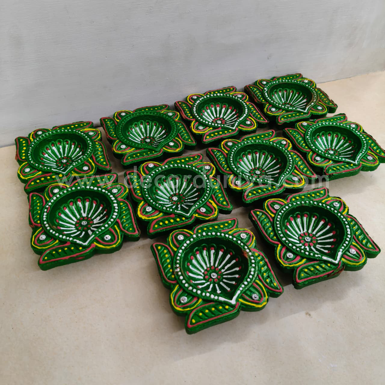 Clay Agal Vilakku Diya - OCT3- Set of 10 Nos