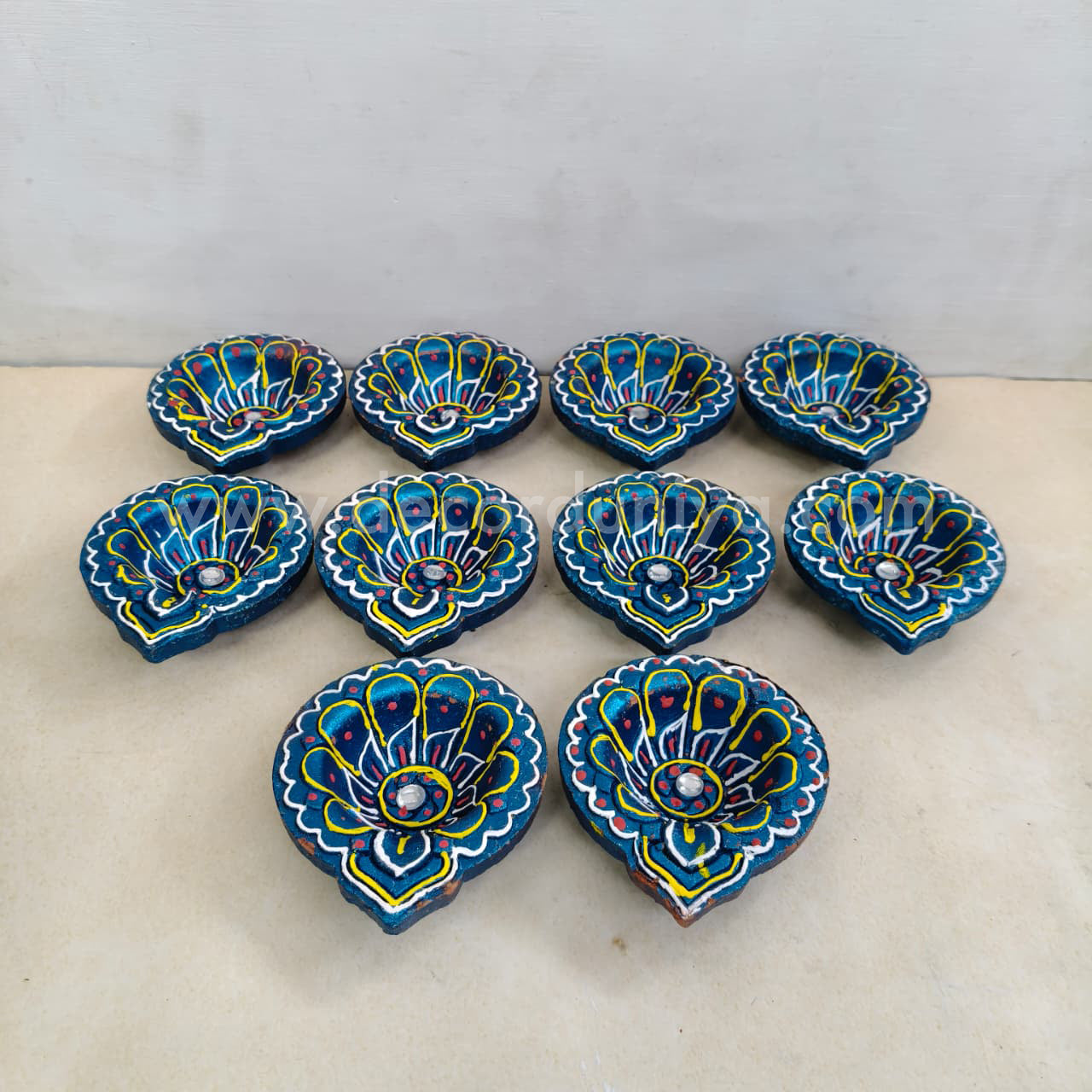 Clay Agal Vilakku Diya - OCT9- Set of 10 Nos