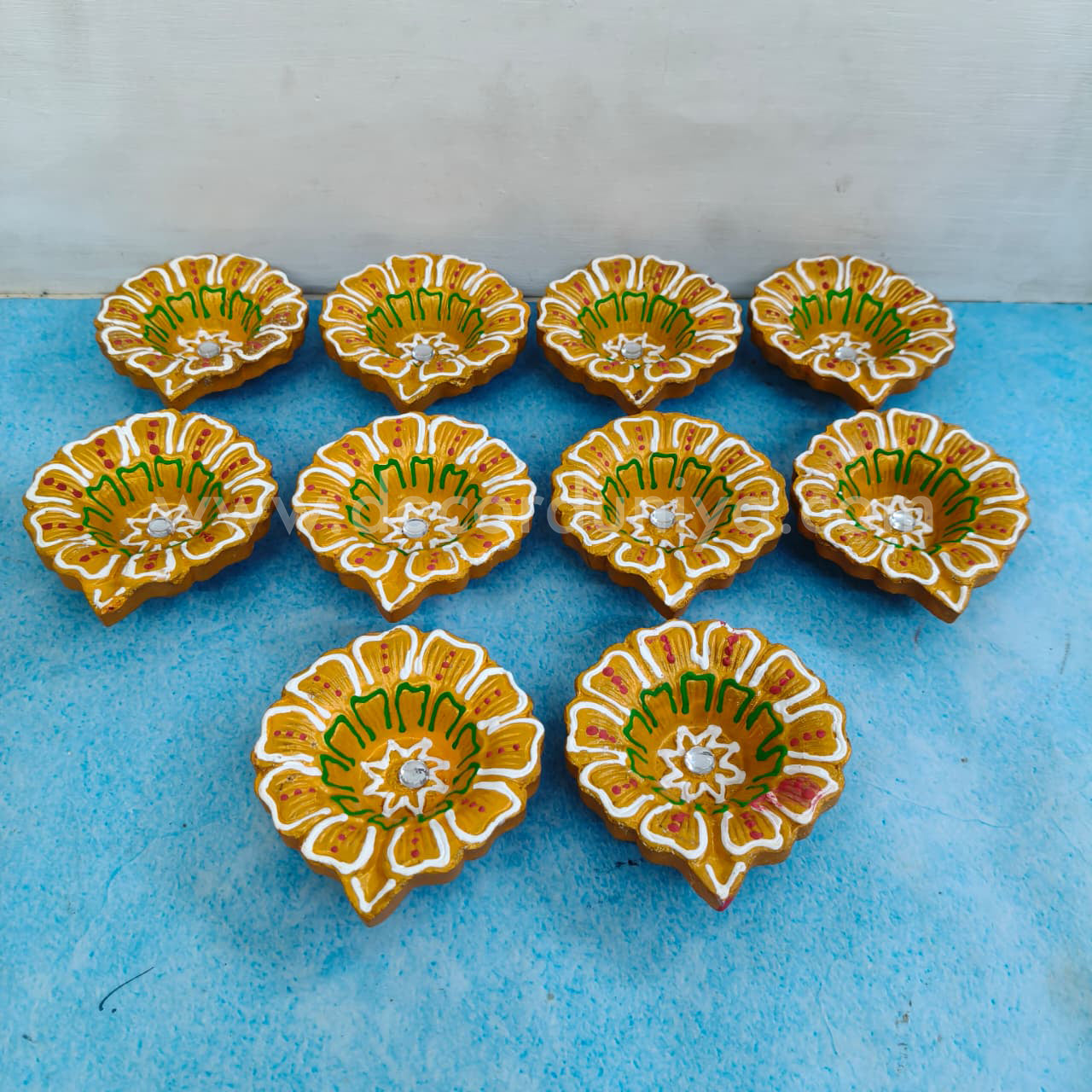 Clay Agal Vilakku Diya - OCT12- Set of 10 Nos