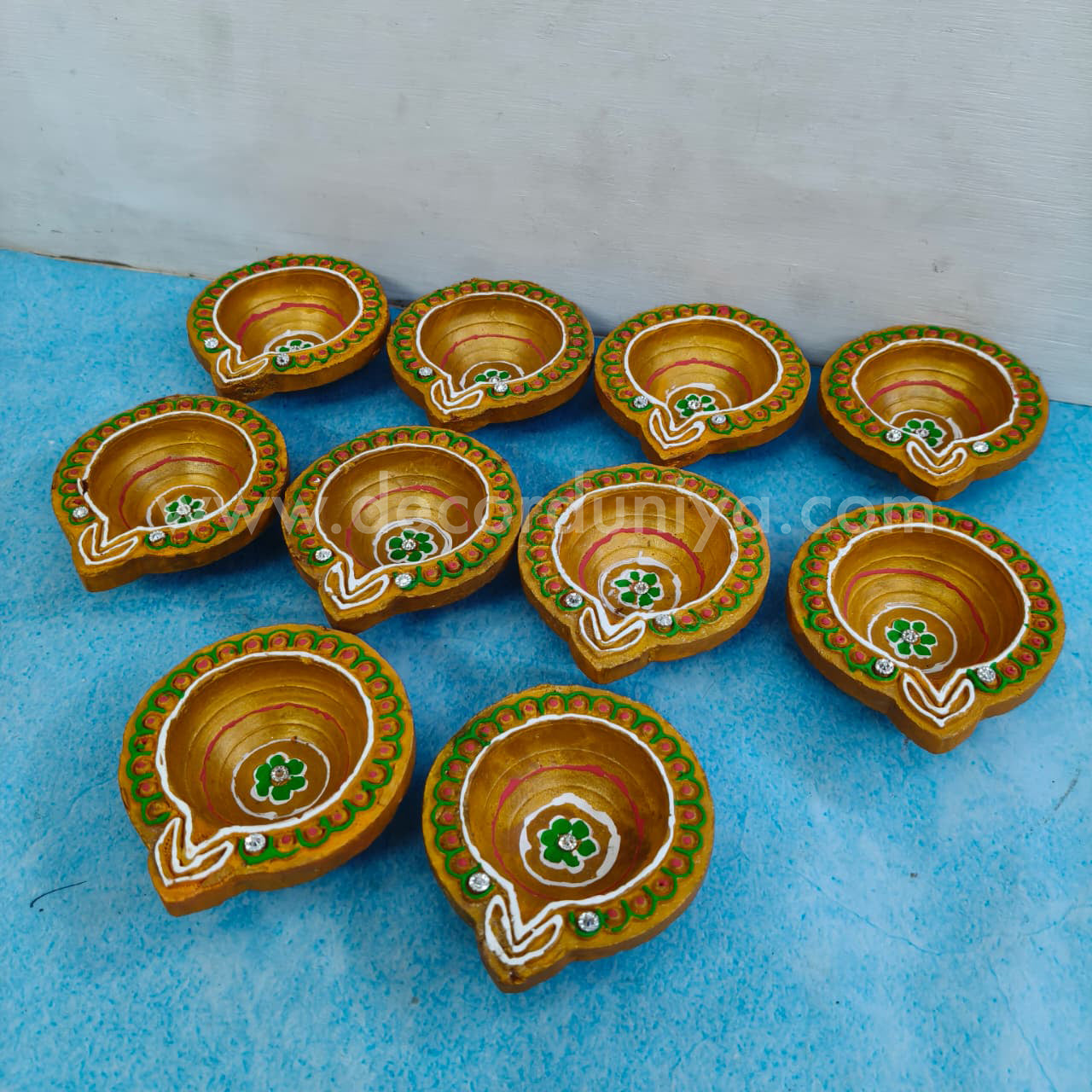 Clay Agal Vilakku Diya - OCT11- Set of 10 Nos