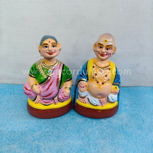 Thanjavur Dancing Doll |Thatha Paatti - TD52-PR