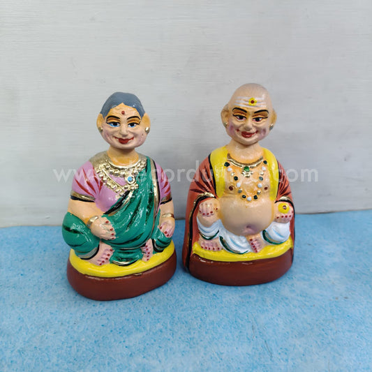 Thanjavur Dancing Doll |Thatha Paatti - TD51-PR