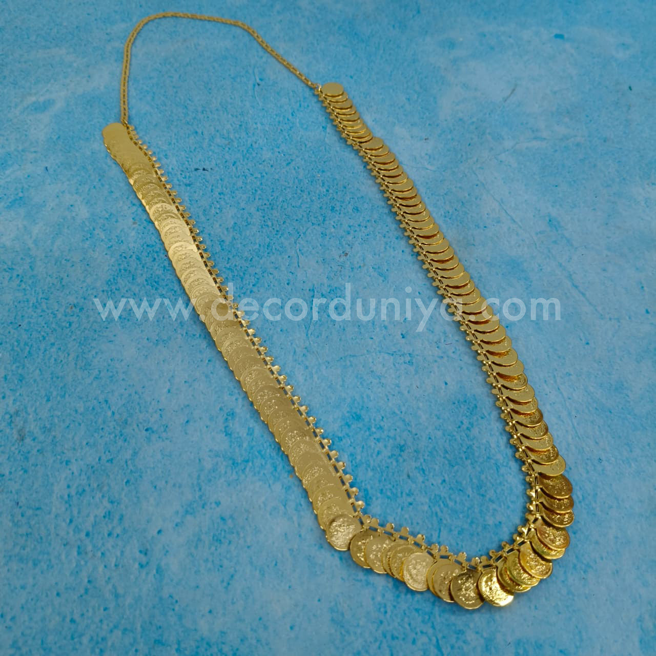Gold Plated Coins Garland (Kasumalai)- NEW1