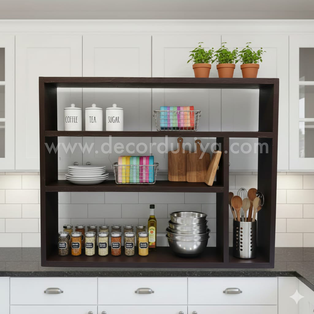 Wooden Spice Rack | Floating Shelf | Wall Shelf - DD1224