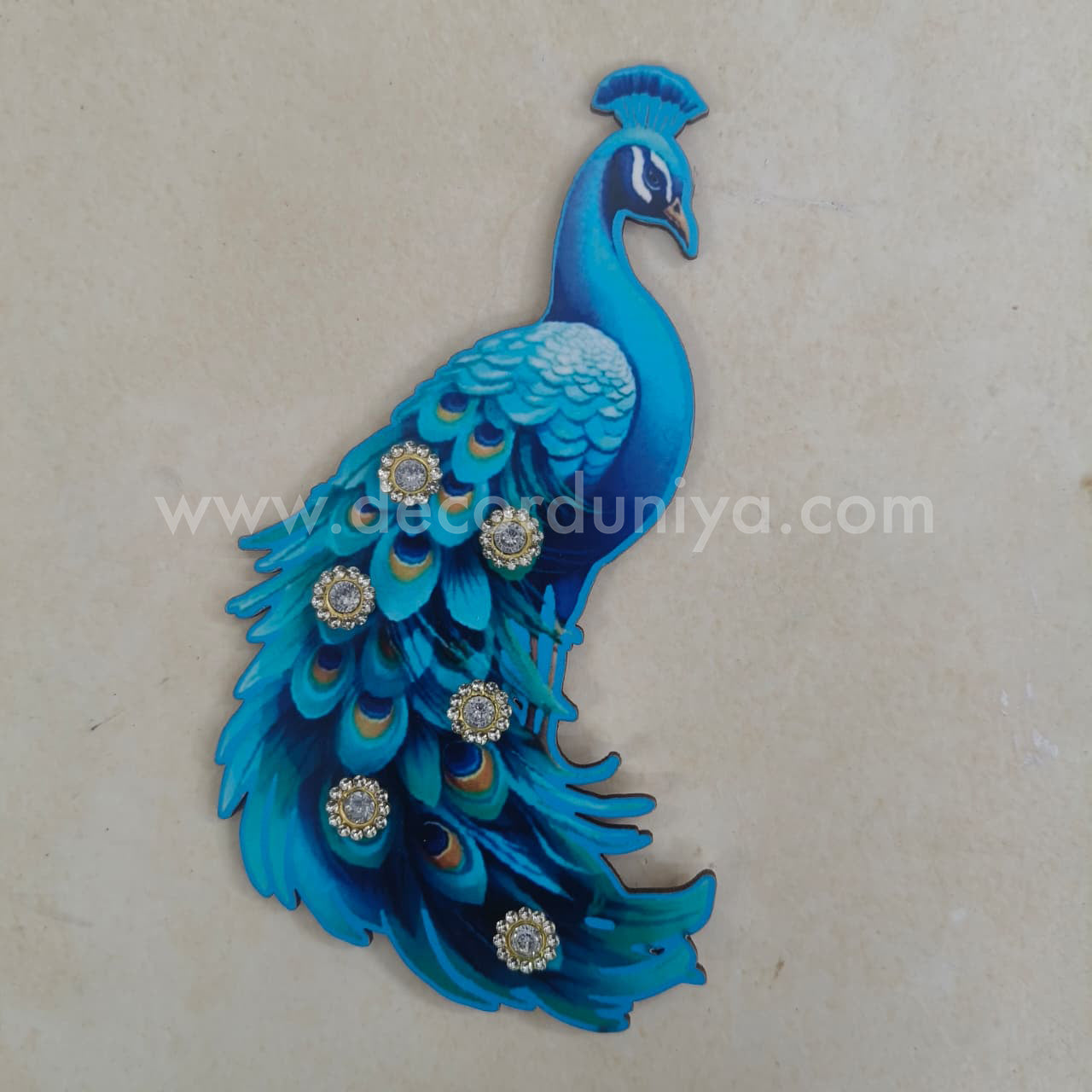 Fridge Magnet - MDF - Peacock - FM135