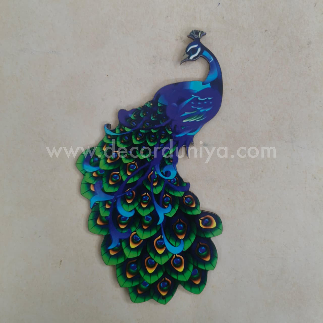 Fridge Magnet - MDF - Peacock - FM137