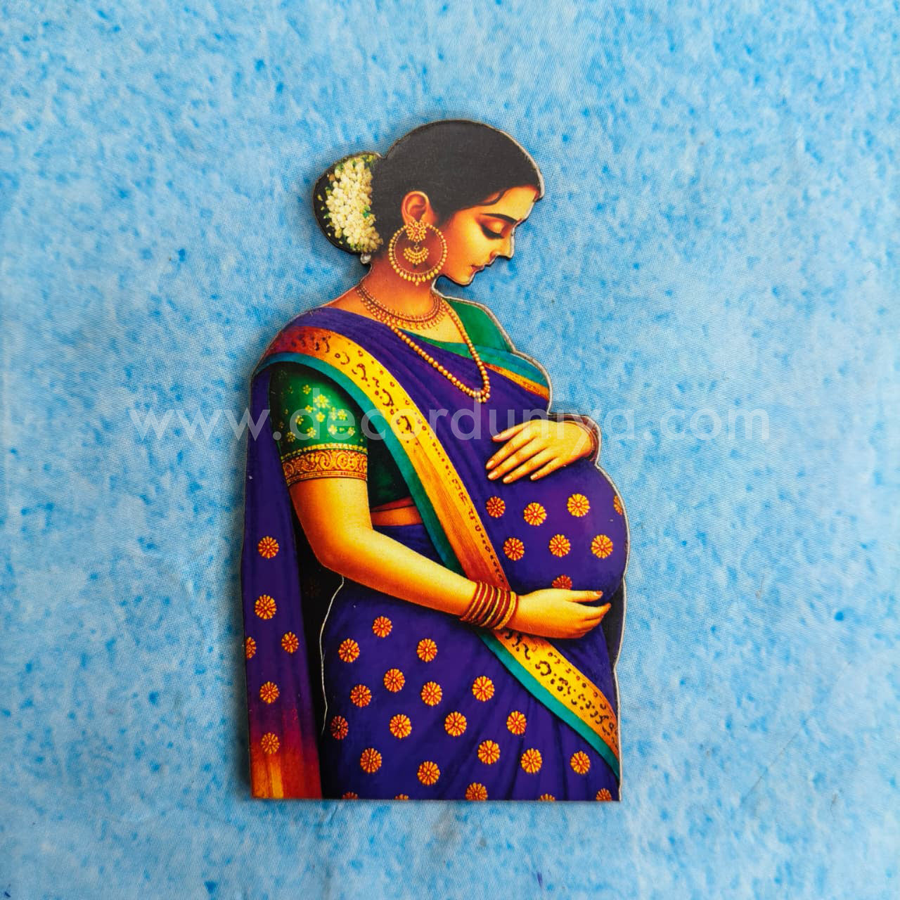 Fridge Magnet - MDF-Pregnant Woman - FM64