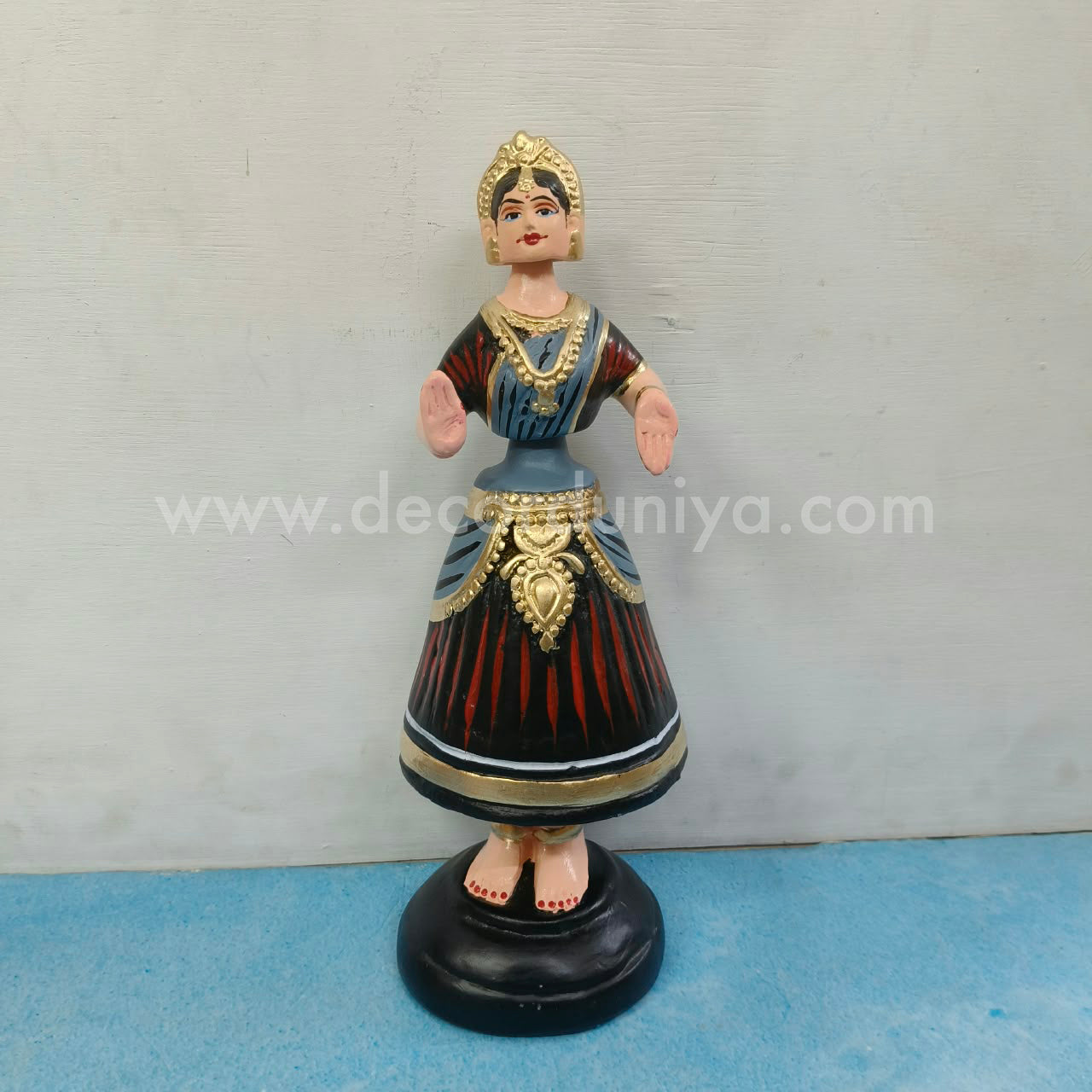 Thanjavur Dancing Doll | Height - 12 inches - TD127-CC