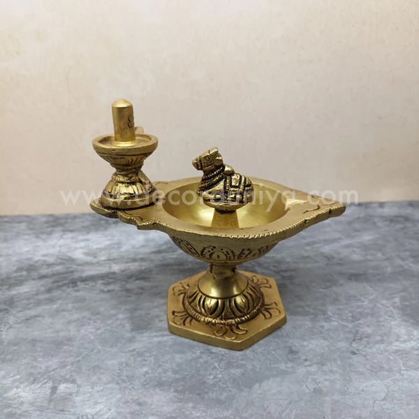 Antique Brass Pradosha Vilakku - PV01