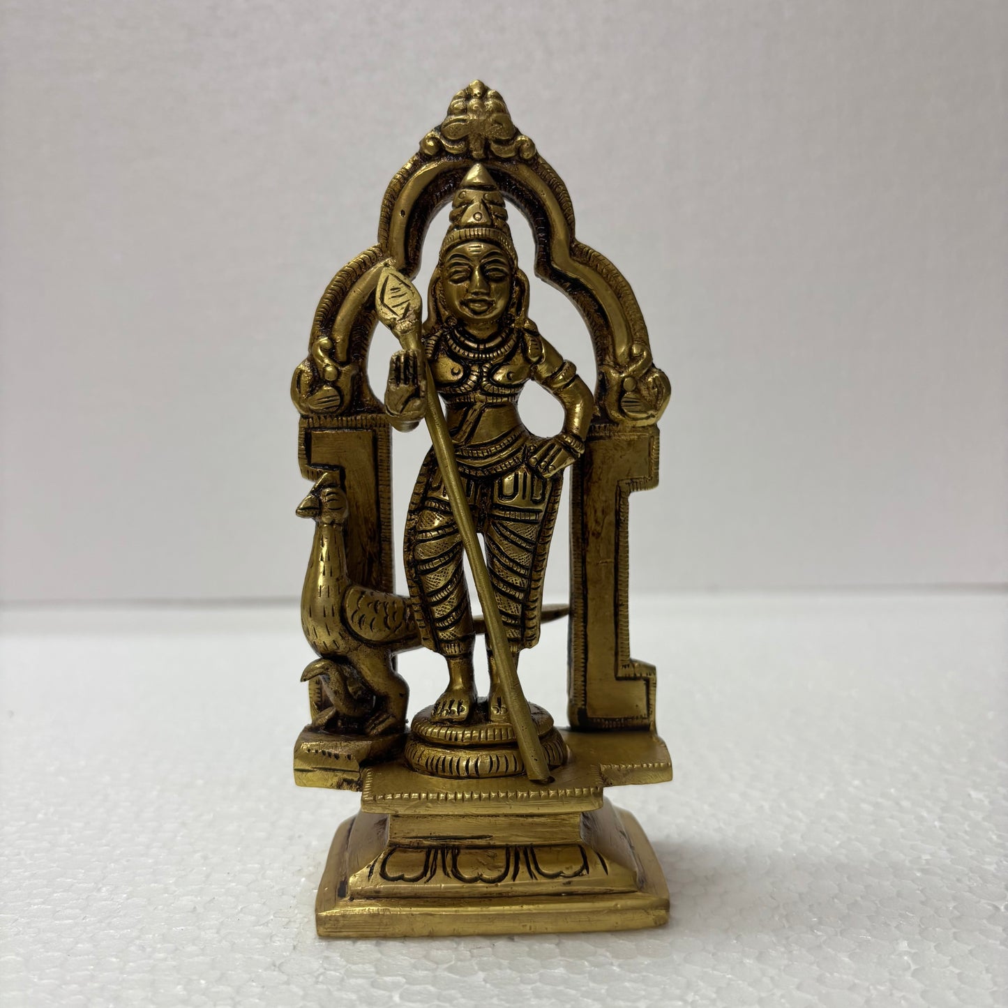 Arch Murugar | Lord Murugan Brass Idol | Decor Duniya Brass Idols | Pooja & Home Décor – RBN07