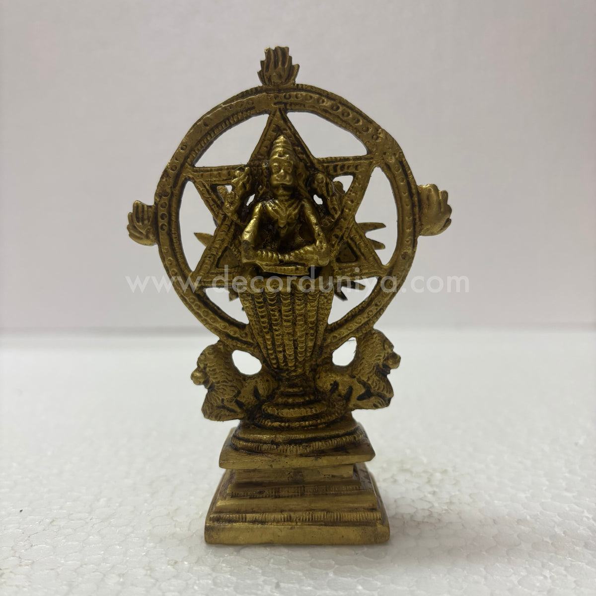 Chakrathazwar | Sudarshana Chakra Brass Idol | Decor Duniya Brass Idols | Pooja & Home Décor – RBN15