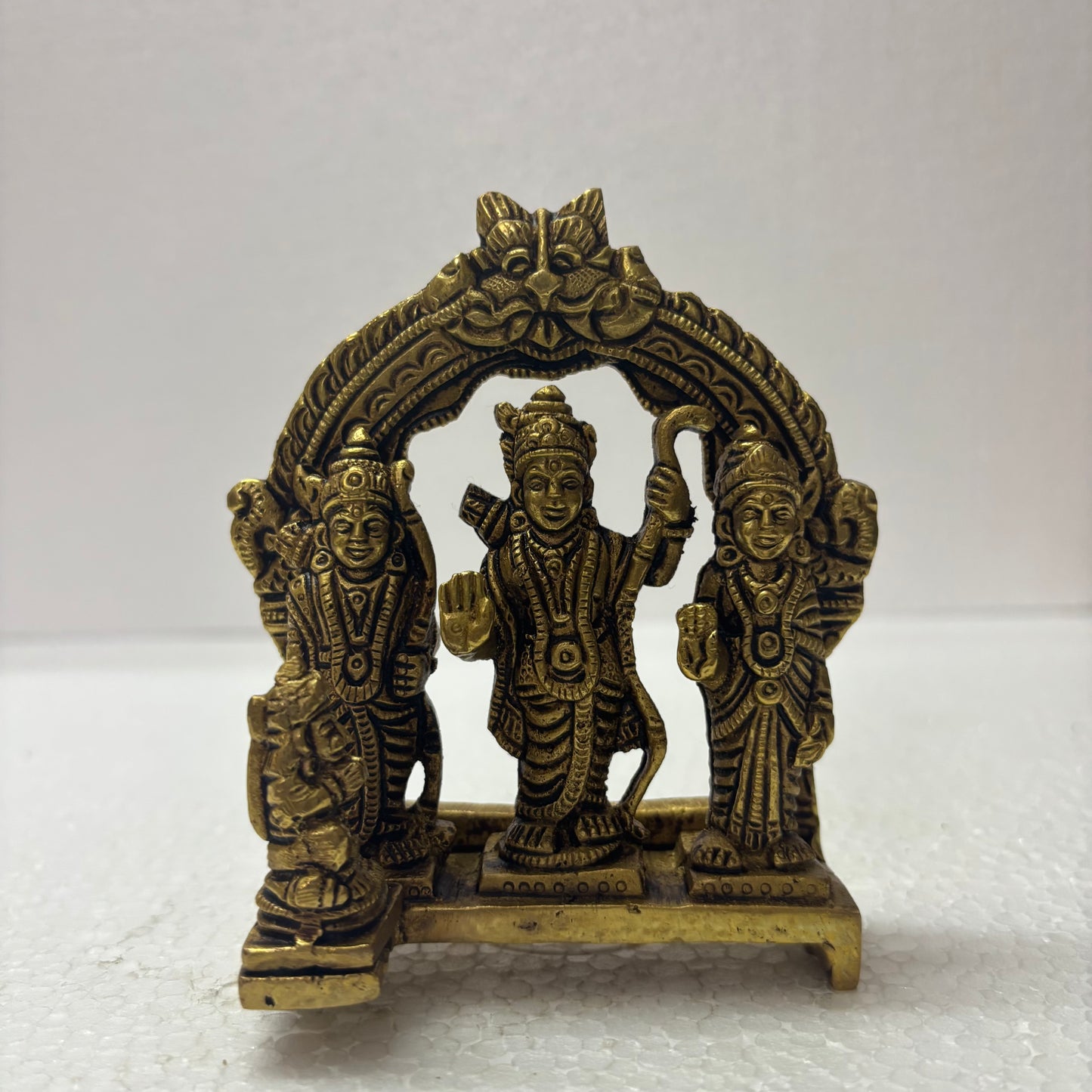 Ram Darbar | Lord Rama, Sita, Lakshmana & Hanuman Brass Idol | Decor Duniya Brass Idols | Pooja & Home Décor – RBN52