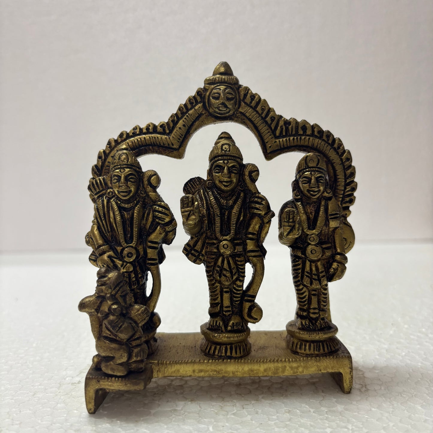 Ram Darbar | Lord Rama, Sita, Lakshmana & Hanuman Brass Idol | Decor Duniya Brass Idols | Pooja & Home Décor – RBN53