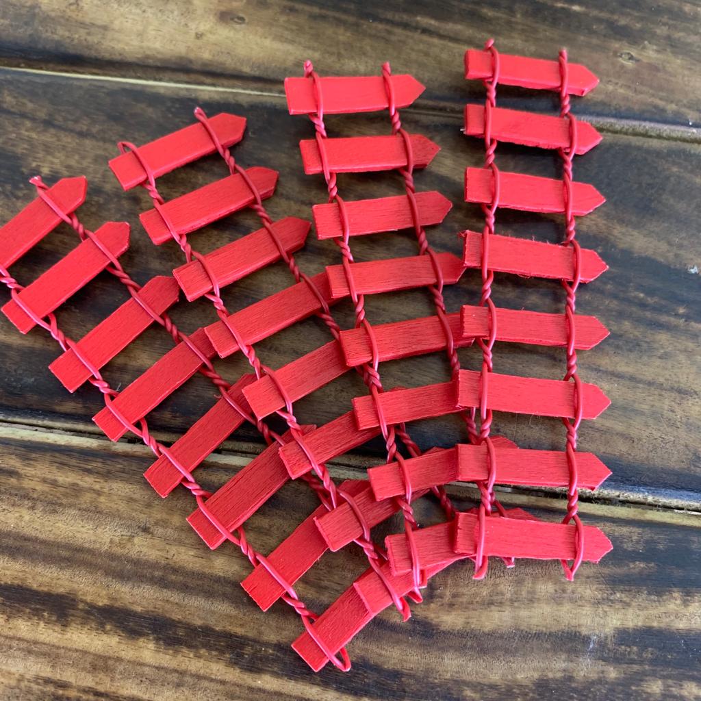 Miniature Red Fence - M01