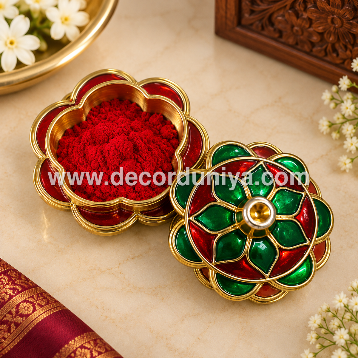 Meenakari Kum Kum Holder - RGS22-C