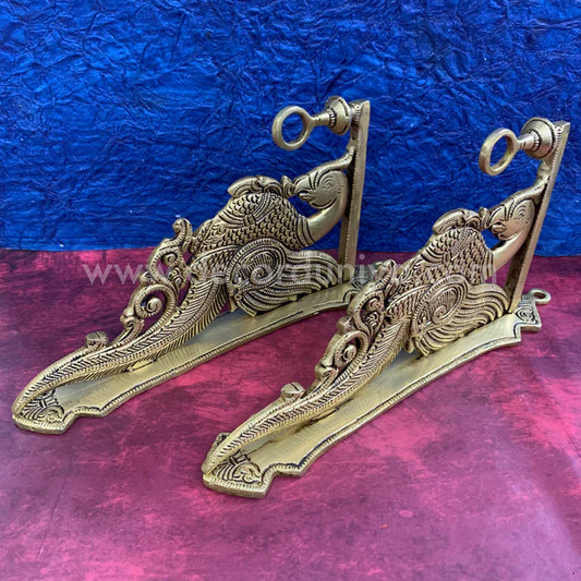 Brass peacock Wall Bracket - RJ2