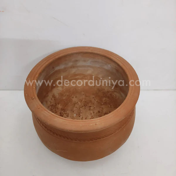 Red Mud Pot - Keerai Kal Chatti - RM0032