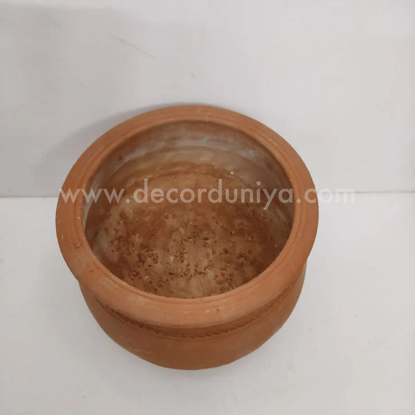 Red Mud Pot - Keerai Kal Chatti - RM0032