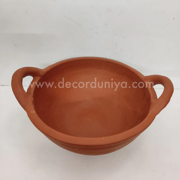 Red Clay Handle Kadai - RM006