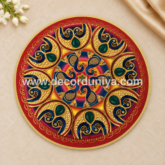 Rangoli Kolam Sticker- RS1