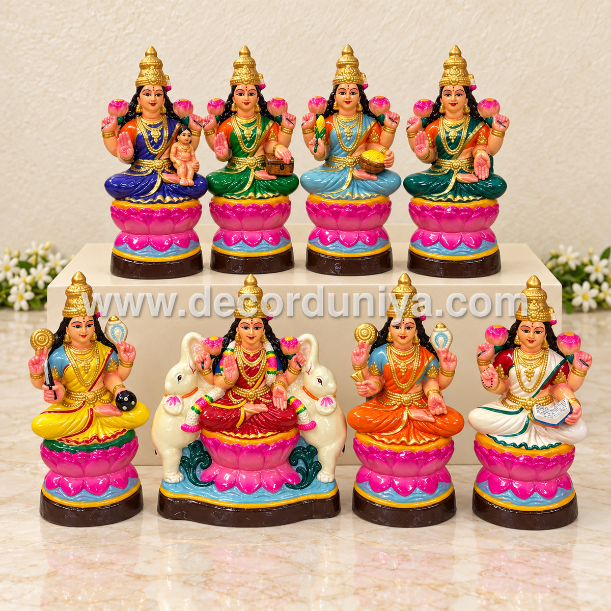 Ashtalakshmi | Decor Duniya Golu Doll | Navaratri Golu Dolls - SAP54