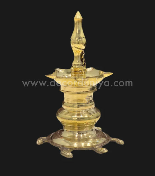 Brass Tortoise Vilakku - SB101