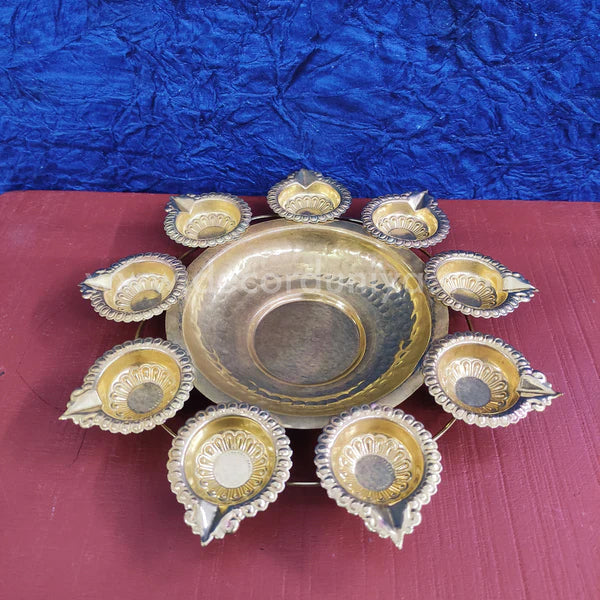 Brass Urili with Vilakku - SB30