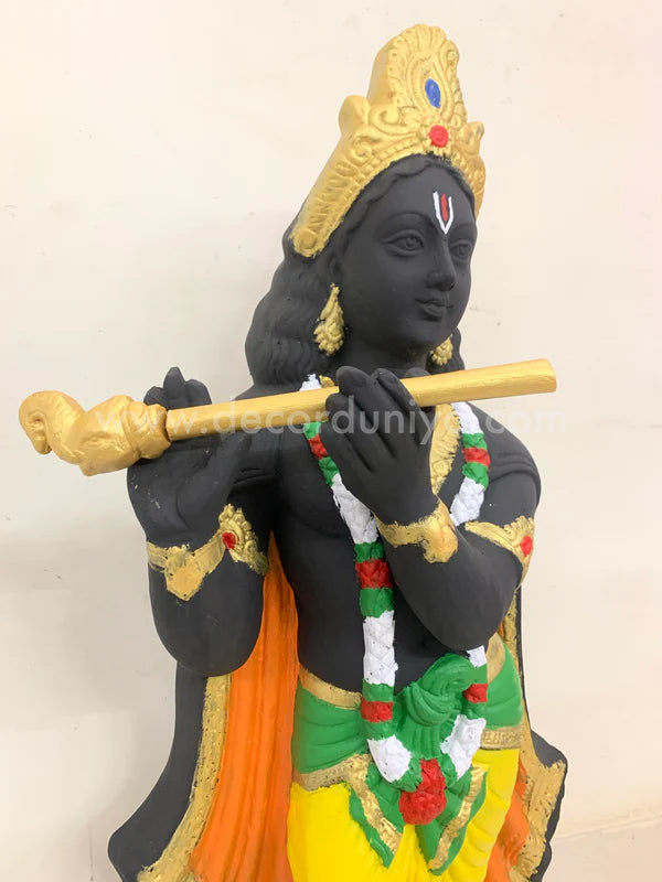 Sri Krishna Handcrafted Clay with Color - SKC02