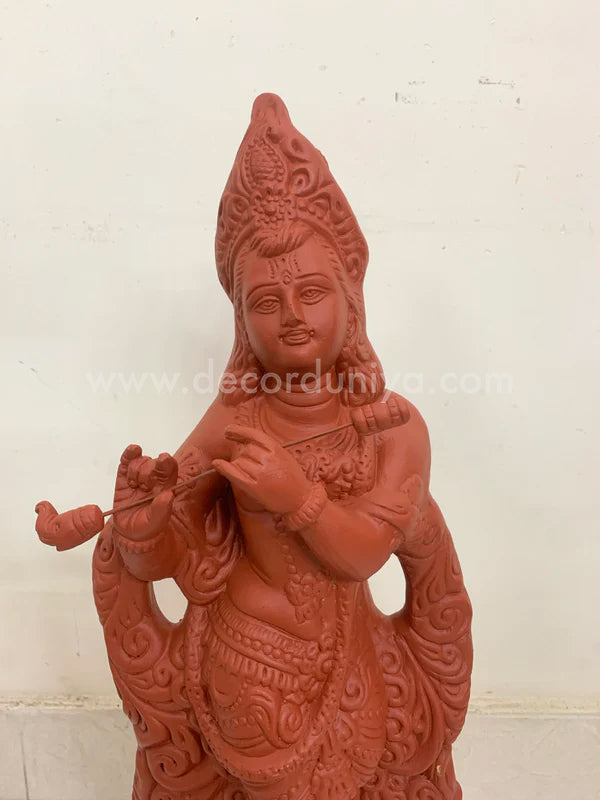 Sri Krishna Handcrafted Clay with Natural - SKT03