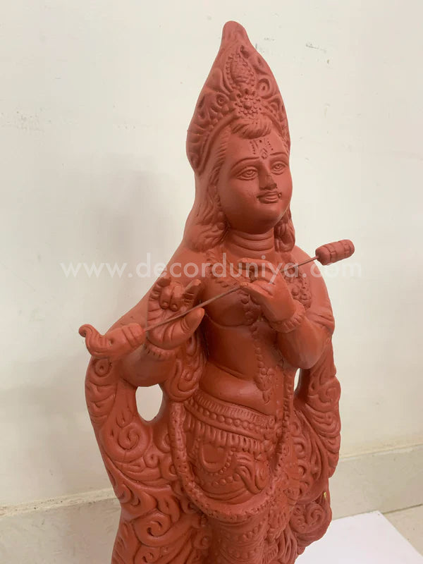 Sri Krishna Handcrafted Clay with Natural - SKT03