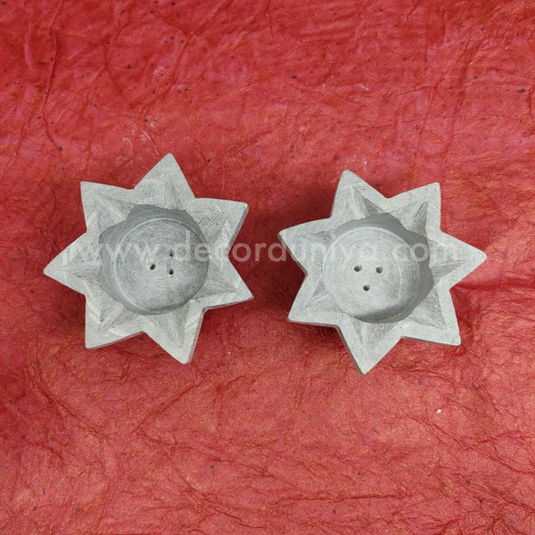 Soapstone star Vilakku, Ma Kal star Vilakku / Sambarani/ Agarbathi stand - SV02