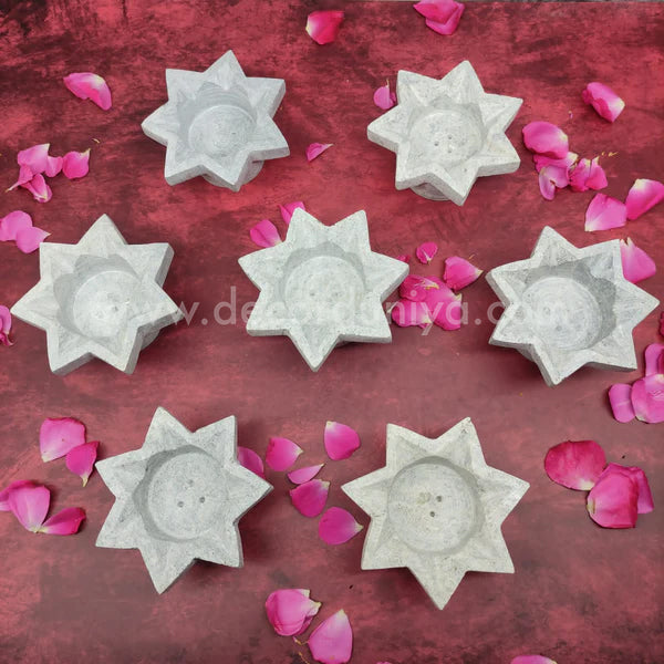 Soapstone star Vilakku, Ma Kal star Vilakku / Sambarani/ Agarbathi stand - SV02