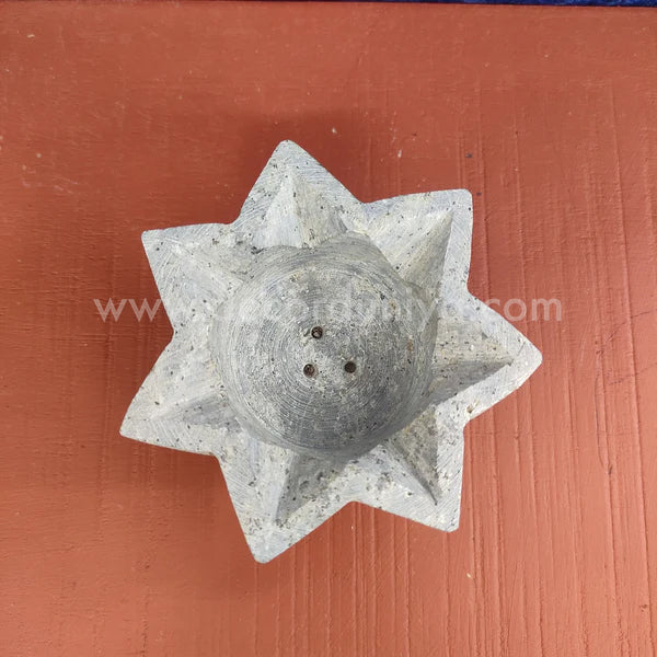 Soapstone star Vilakku, Ma Kal star Vilakku / Sambarani/ Agarbathi stand - SV02