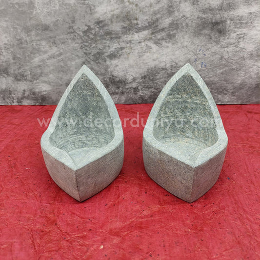 Soapstone Mada Vilakku, Ma Kal Mada Vilakku - Set of 2 Pcs - SV03