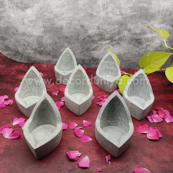 Soapstone Mada Vilakku, Ma Kal Mada Vilakku - Set of 2 Pcs - SV03
