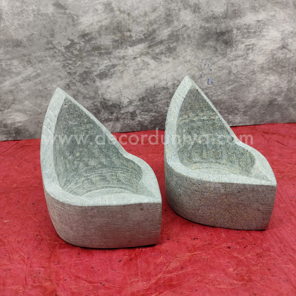 Soapstone Mada Vilakku, Ma Kal Mada Vilakku - Set of 2 Pcs - SV03