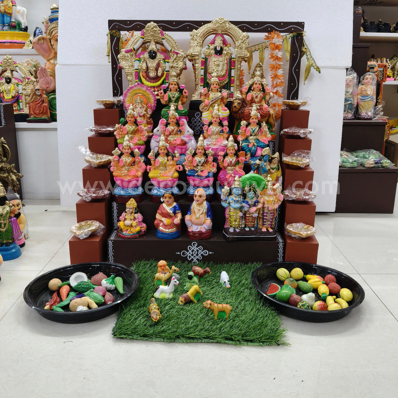 5 Step Clay Dolls Golu - Entire Set - CG110