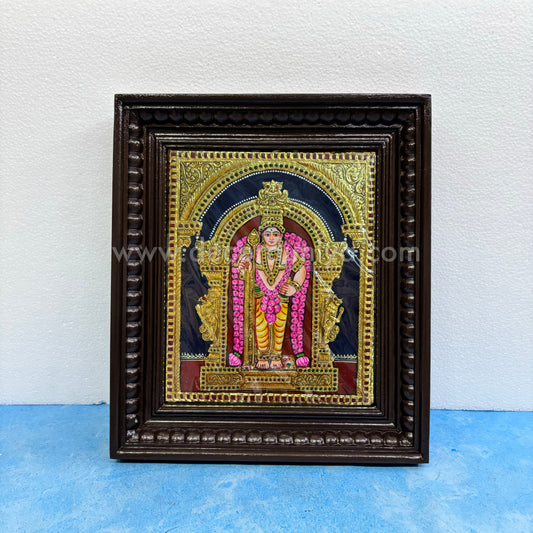 Tanjore Painting | Murugar | Chettinad Frame | - Gold Foil  - TPM118