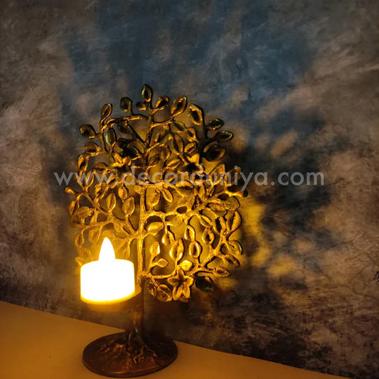 Karpaga Viruksham Tree with T Light Holder - VA03-C