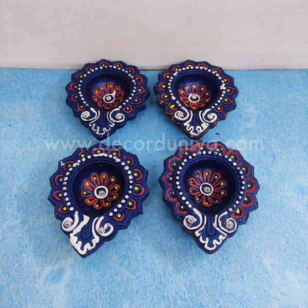 Karthigai Deepam - Vilakku Combo - Color Clay Diya Gift Box - VC3 - set of 27 lamps