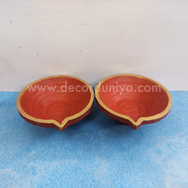 Karthigai Deepam - Vilakku Combo - Color Clay Diya Gift Box - VC3 - set of 27 lamps