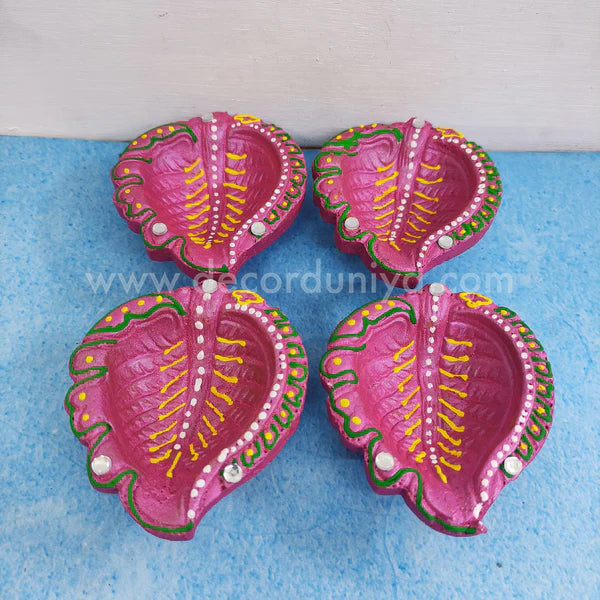Karthigai Deepam - Vilakku Combo - Color Clay Diya Gift Box - VC3 - set of 27 lamps