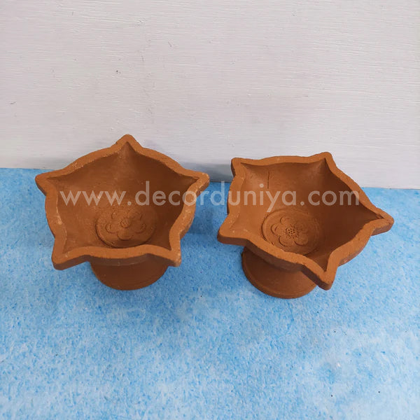 Karthigai Deepam - Vilakku Combo - Clay Diya Gift Box - VC4 - set of 27 lamps