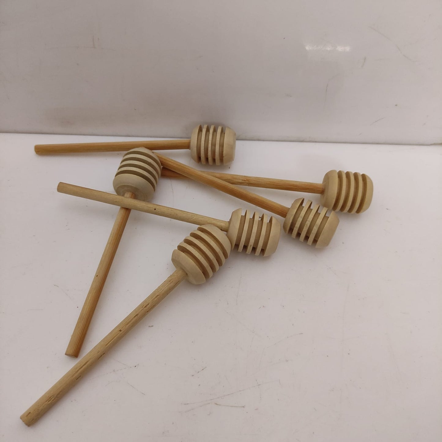 Wooden Honey Dipper Set of 6 Pcs - WHS0027