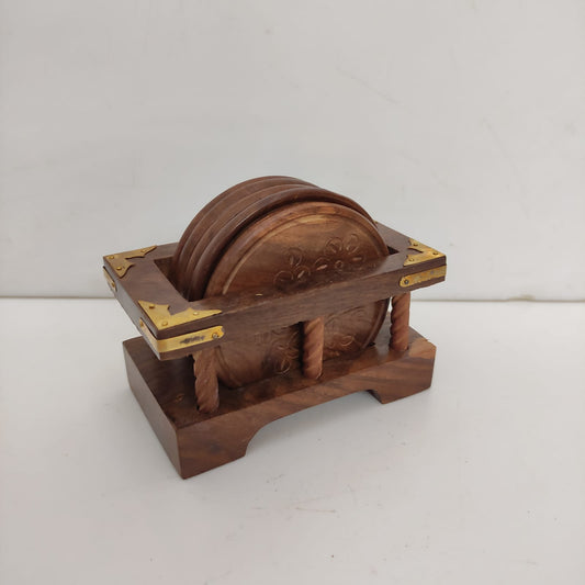 Wooden Tea Coasters - WTC0006