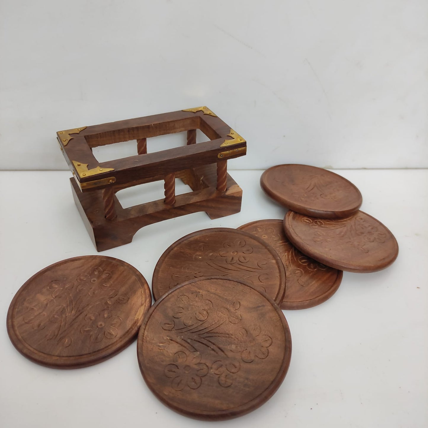 Wooden Tea Coasters - WTC0006