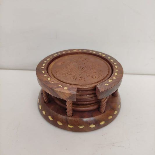 Wooden Tea Coasters - WTC0007