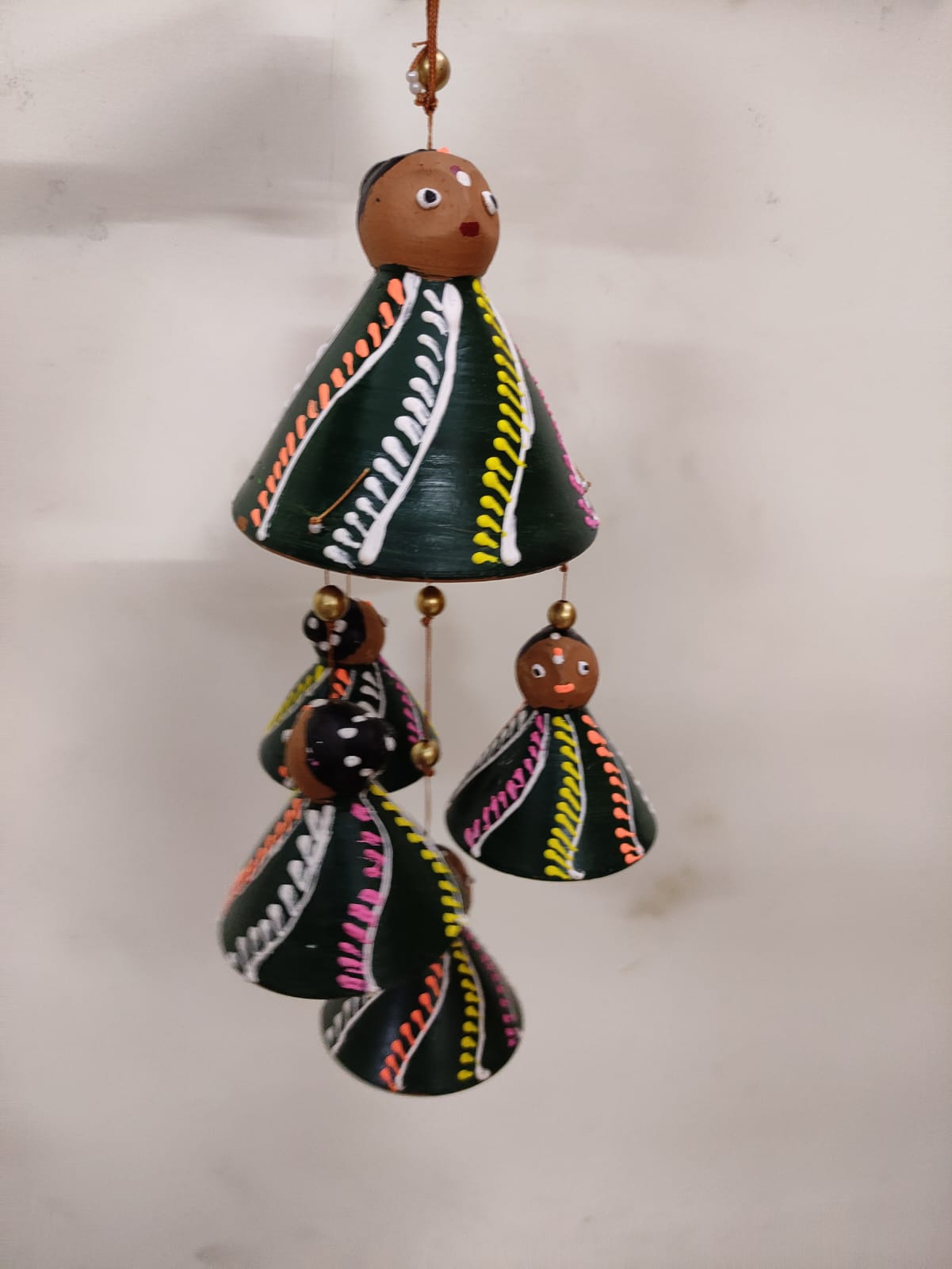 Wind Chime Green Lady - WC12