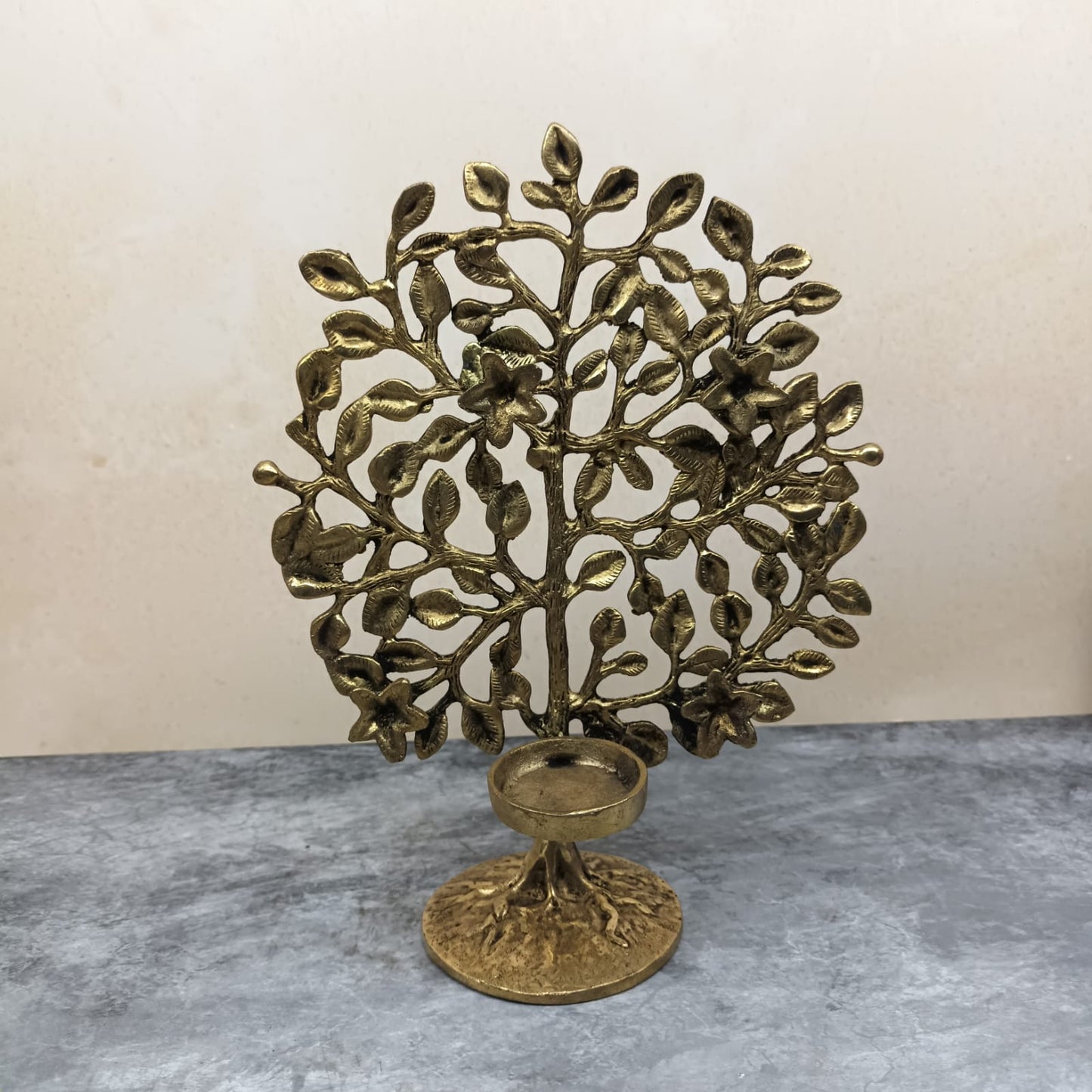 Karpaga Viruksham Tree with T Light Holder - VA03-C